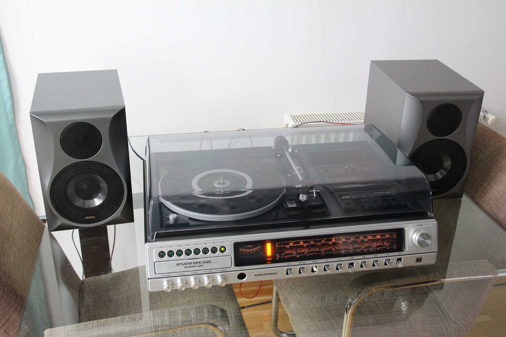 Grundig RPC 200 cu pick-up Dual 1236 complet revizuit cu boxe cadou.