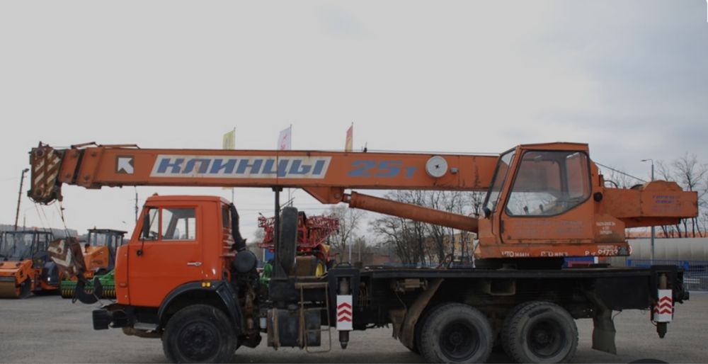 Автокран 25 т 24/7