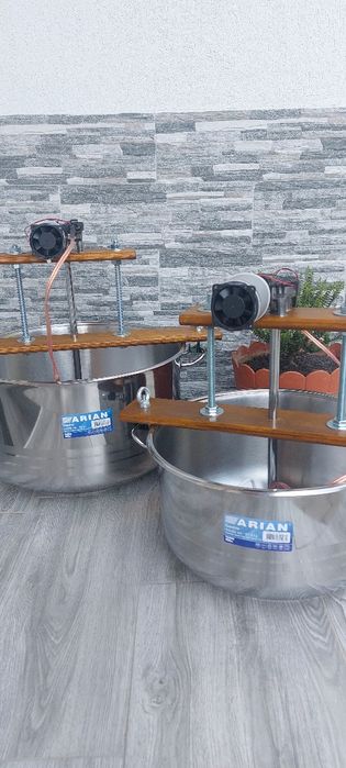 Amestecator automat cu oala de inox pentru gemuri, zacusca,ketchup.