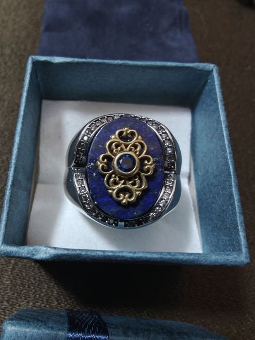 Мъжки сребърен пръстен 925