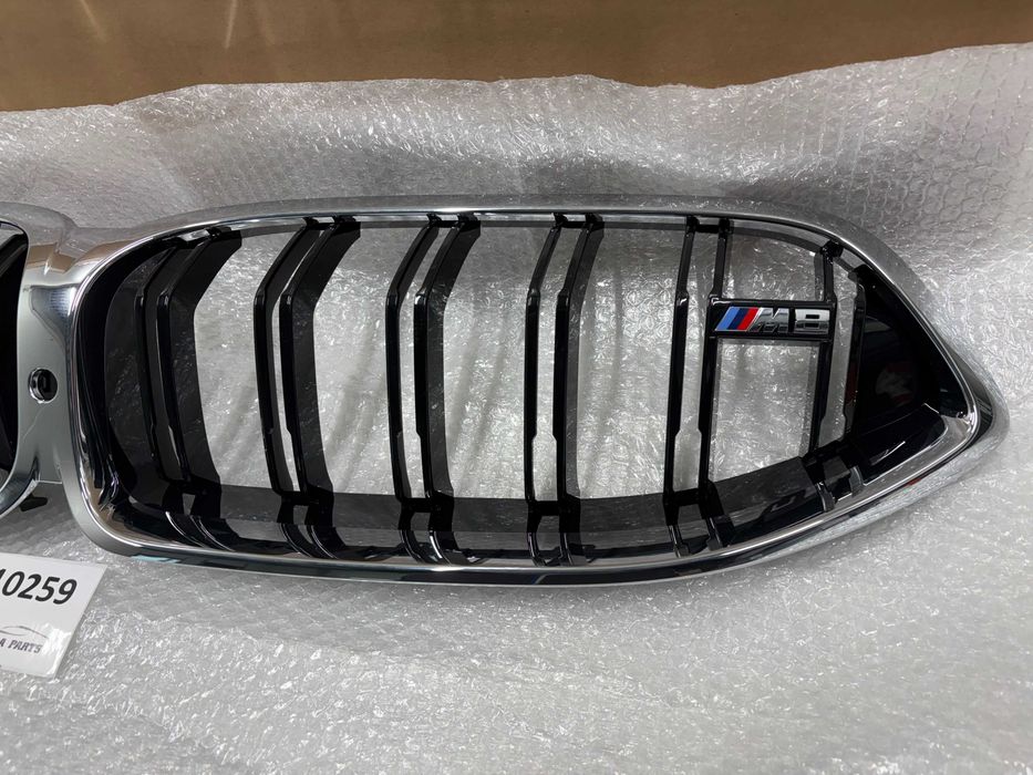 Нови Оригинални Бъбреци / Грил Хром За БМВ М8 Ф91 Ф92 Ф93 8074875 BMW M8 F91 F92 F93