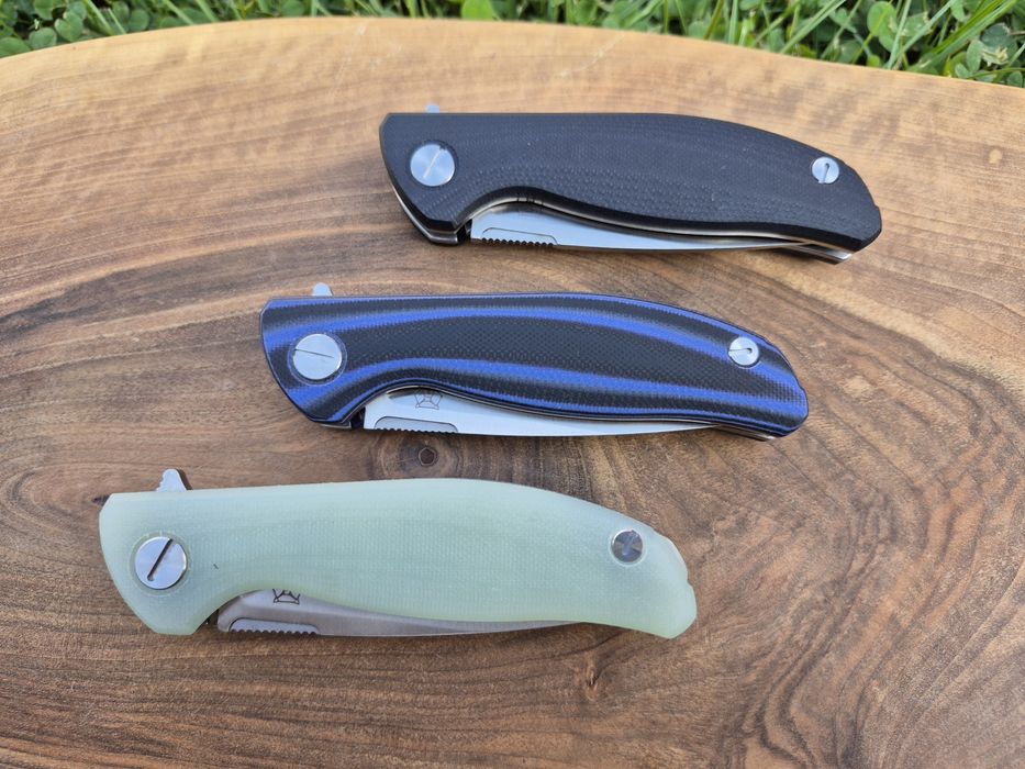 Сгъваем джобен нож SHIROGOROV,стомана D2,три цвята,SH207