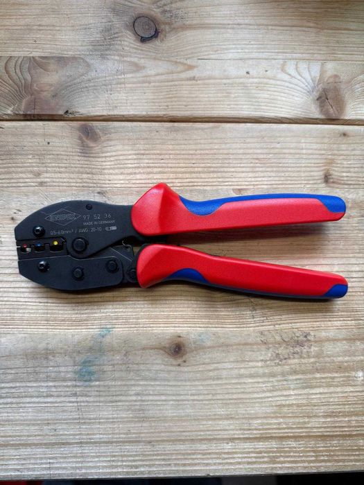 Cleste de sertizare papuci izolati, Knipex 97 52 36 , 220 mm