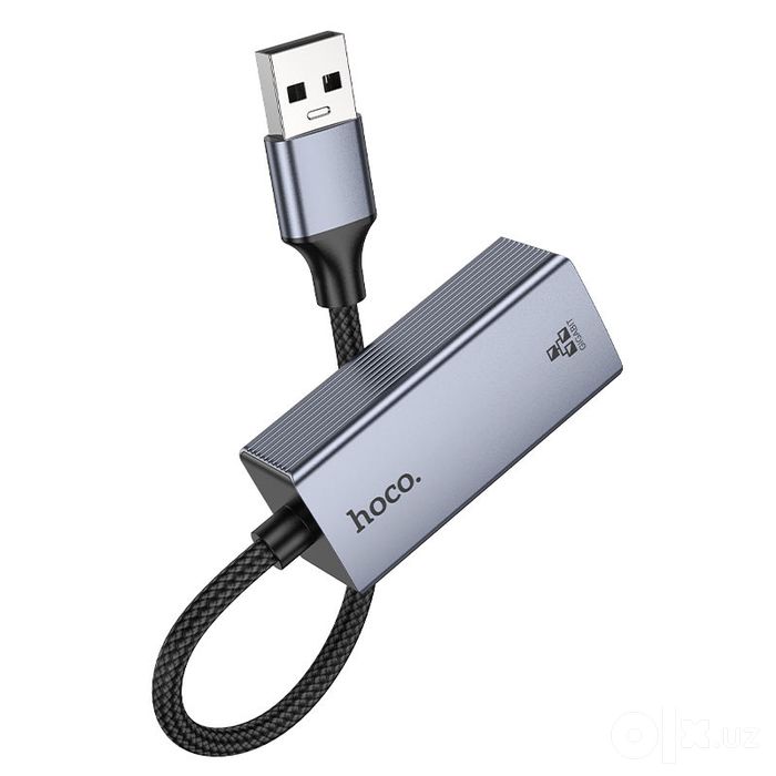 Адаптер USB-A на RJ45 Hoco UA37