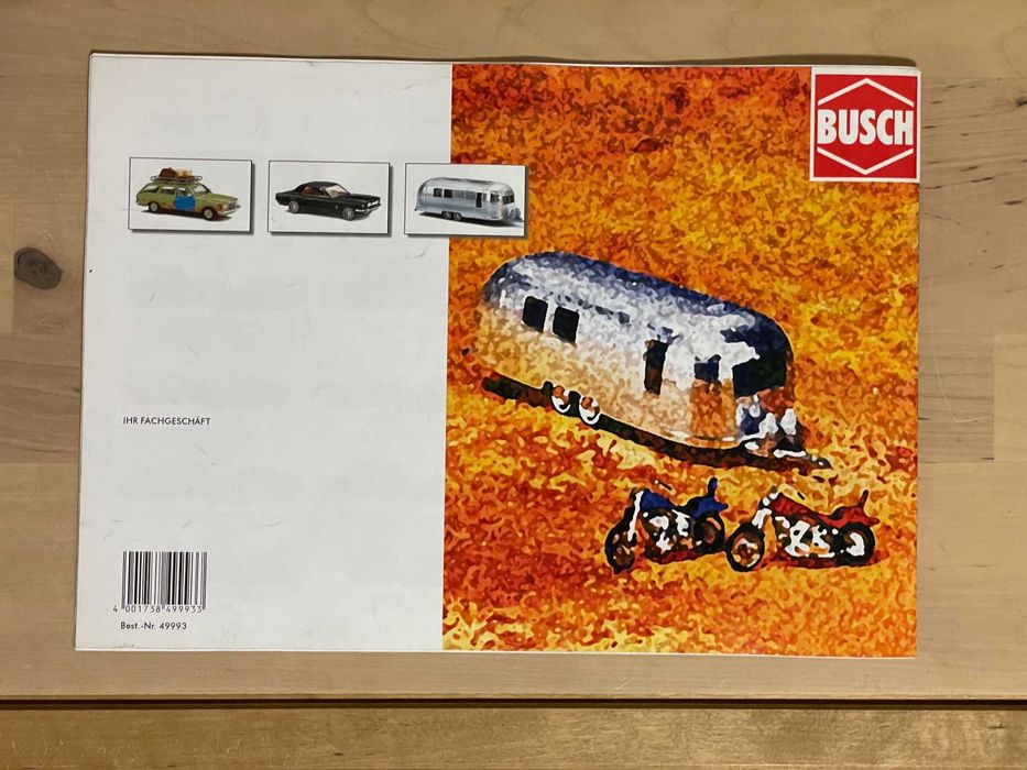 Каталог за колички Busch 1:87 от 2004г.