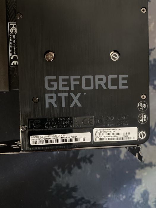 RTX 3070 игровая видеокарта