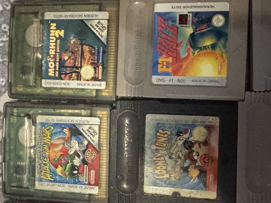 Colectie casete Gameboy clasic -color