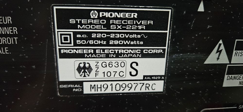 Amplificator Pioneer Sx 221r