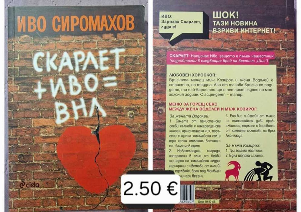Книги - съвременна проза
