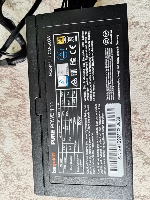 Sursa calculator Be Quiet Pure Power 11, 80+ Gold