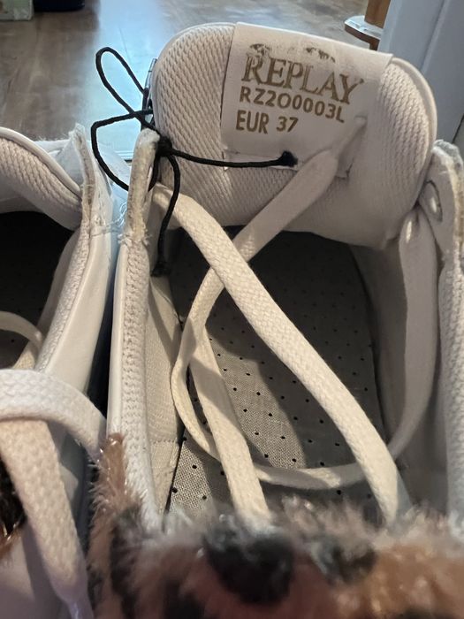 Маратонки от естествена кожа Replay