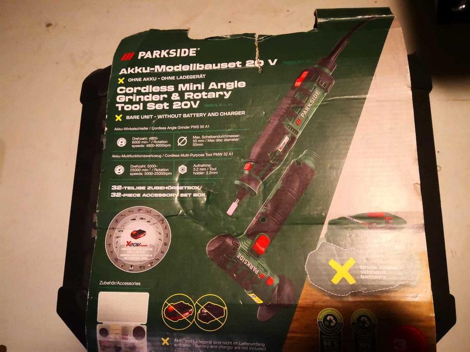 Set Parkside de 2 scule multifuncționale X20V Team Nou