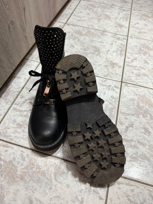 Зимни кожени боти