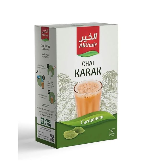 Карак Чай Кардамон Шафран Имбирь Кофе AlKhair пакетиках насыщенный аро