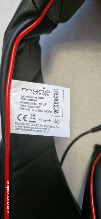 Aparat masaj Myria