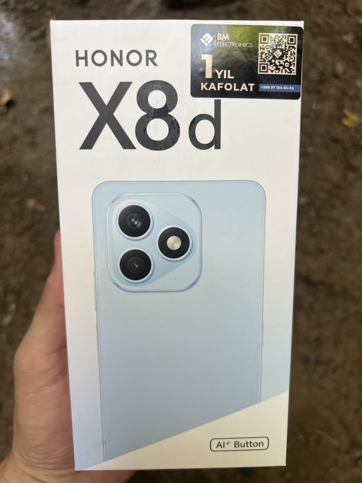Xonor X 8 d yangi garantiya