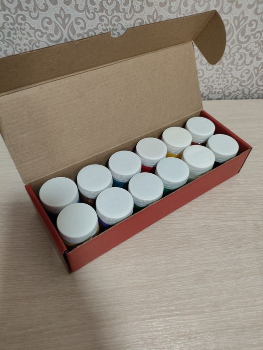 Гуашь 12цв худ 40мл