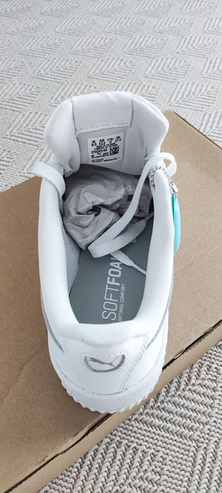 Papuci puma albi SOFTFOAM NOI