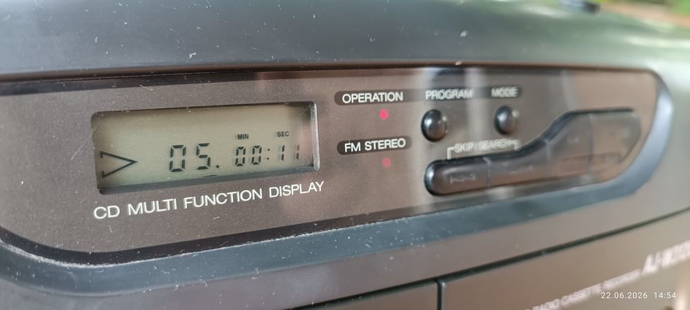 Akai AJ-W312CD CD stereo cassette recorder