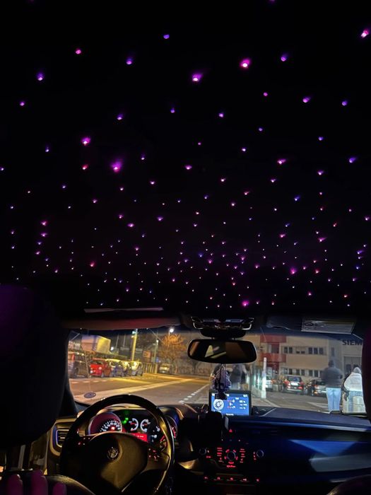 Plafon instelat RGBW Kit fibra optica 960stele+ stele cazatoare/meteor