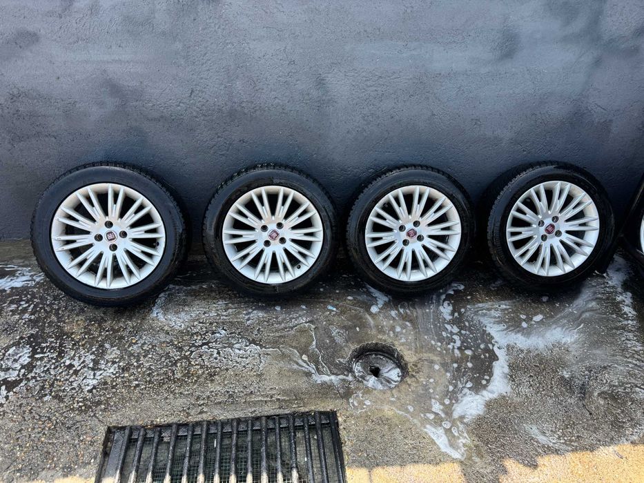 Set Jante Fiat R16 4x98 cu Anvelope Continental 205/55 R16 IARNA M+S