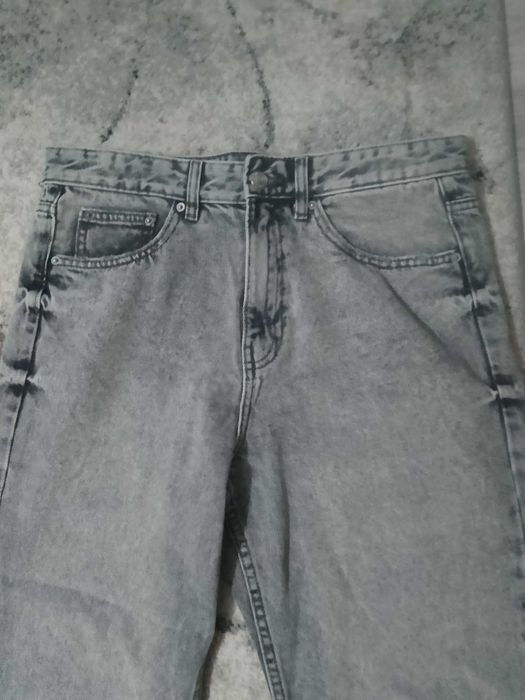 Дамски дънки MOM FIT с висока талия