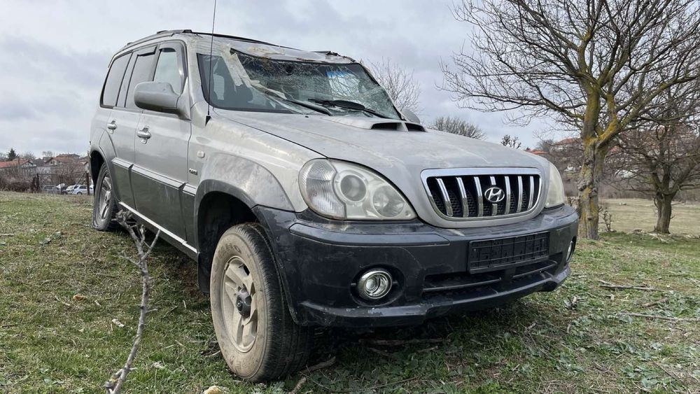 Hyundai Terracan Двигател Дюзи Турбо Стъкло Калник Врата Кардан Диф