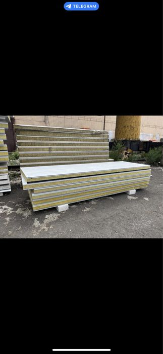 Сэндвич панели стеновые и кровельные