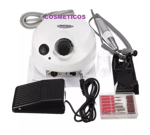 Kit unghii false/gel freza electrica unghii 35.000rpm lampa led uv 48w