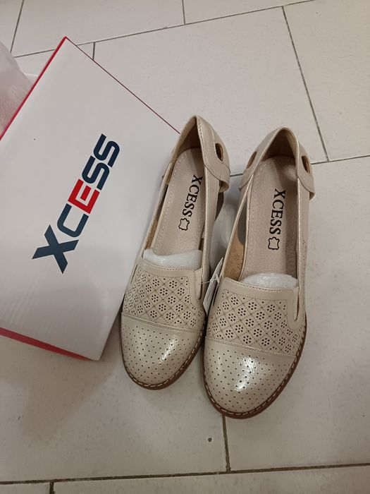 Дамски обувки естествена кожа