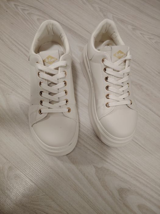 Дамски кецове Lee Cooper - светло бежови, 37- ми номер