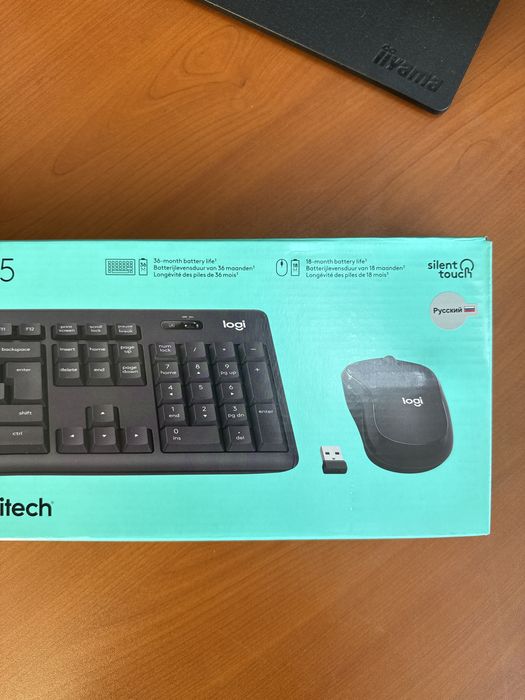 Продам клавиатуру Logitech MK295 Silent Wireless Combo - GRAPHITE - RU