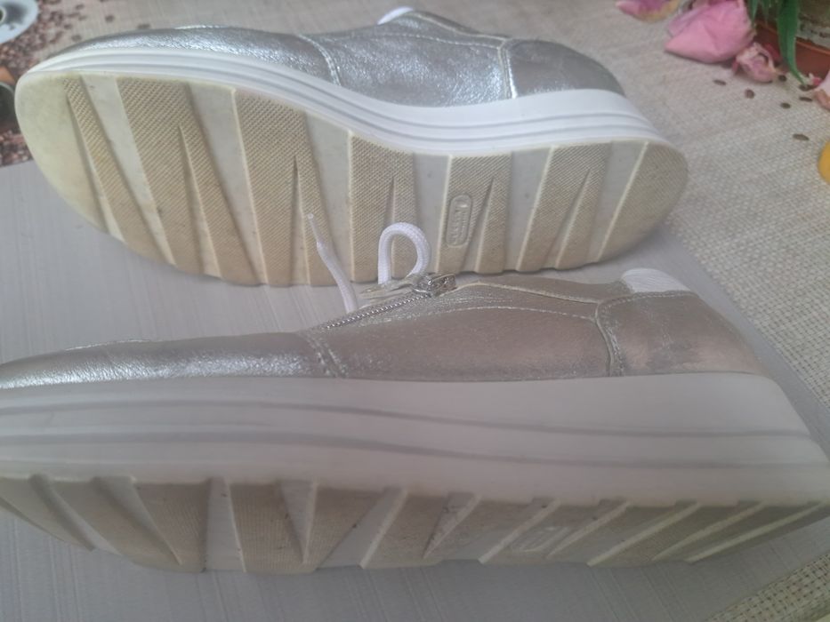 Snikers damă  Waldläufer silver