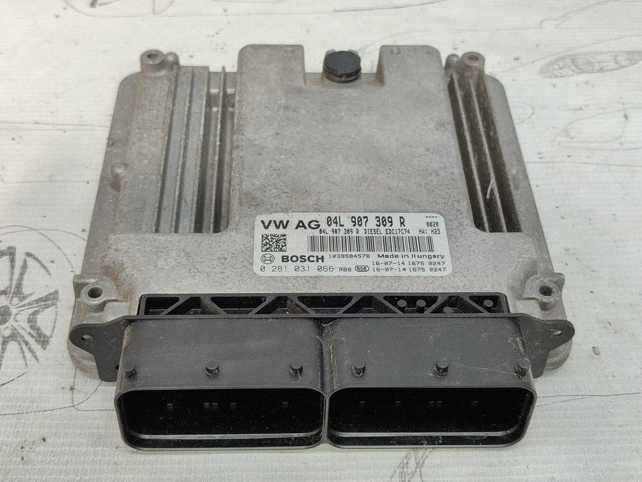 Calculator motor ECU Skoda Octavia Mk3 (5E) CRMB 110kW COD: 04L907309R / 0281031066 2016 / [2013-2019] / (5F3)
