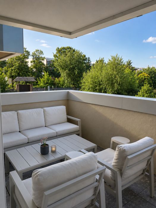 Apartament 2 camere inchiriere Floreasca-Aviației | Direct proprietar persoana fizica | Balcon 12 mp | Vedere zona verde