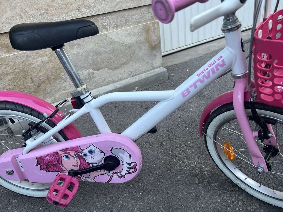 BTWIN ДЕТСКИ ВЕЛОСИПЕД 16 ИНЧА ЗА 4 – 6 ГОДИНИ, РОЗОВ