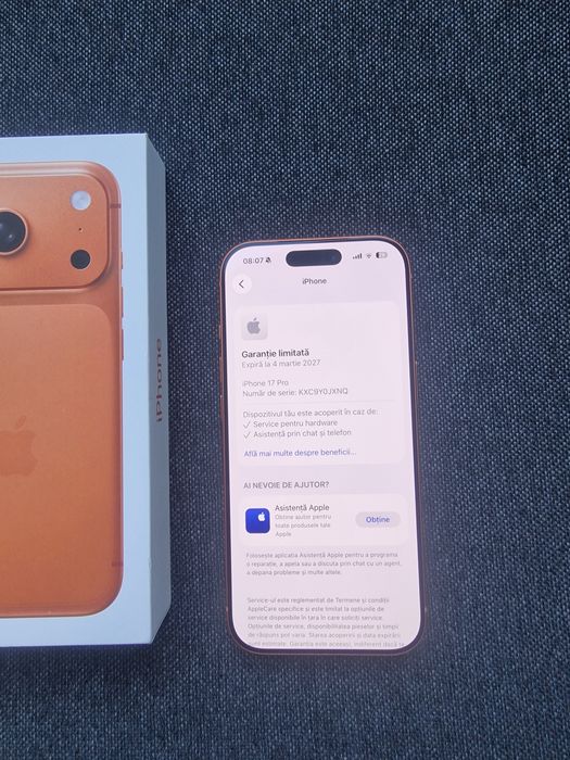 iPhone 17 Pro Cosmic Orange,Nou,0 cicluri,factura si garanție Orange!