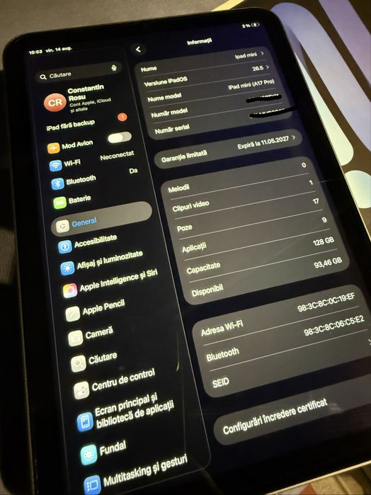Ipad mini a17 pro