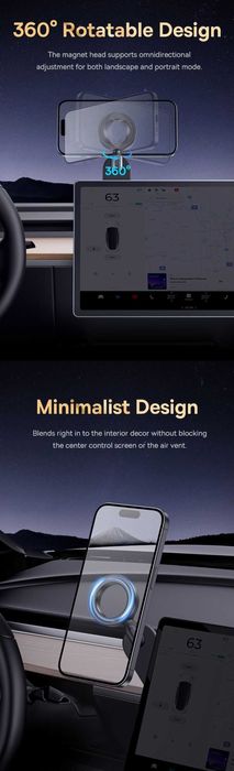 Baseus C02 Go Магнитный Авто Держатель MagSafe For iPhone 15 16
