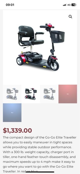 Carucior electric Pride Go Go 3