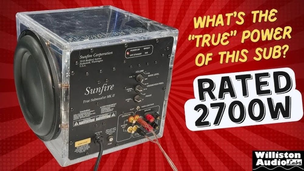 Sunfire True Subwoofer EQ Signature Edition 12 Piesă de Colecție cu Putere REALĂ 2700W-RMS 116dB 16Hz Preț de MAGAZIN 2500€ 40Kg