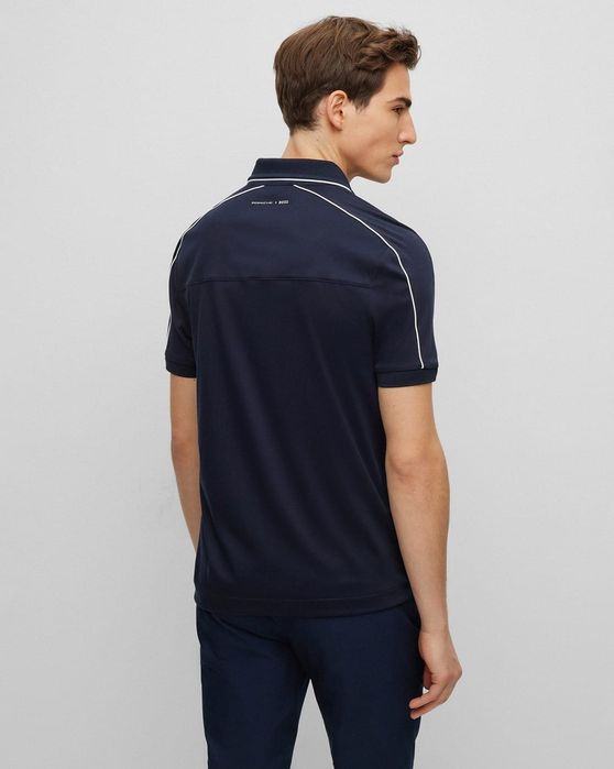 Hugo Boss x Porshe Polo Shirt оригинална тениска L Бос х Порше памучна поло фланелка