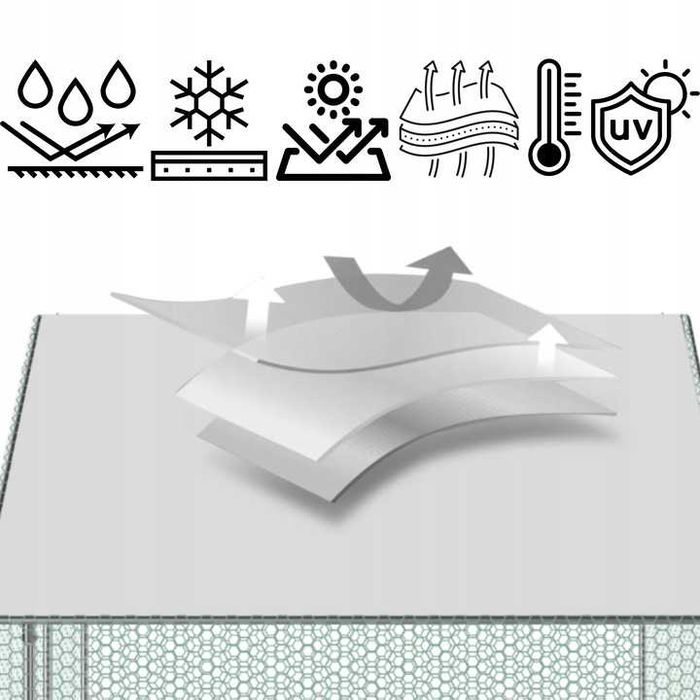 Птичарник 3х3м Клетка за пилета Кокошарник кокошарници клетки кокошки