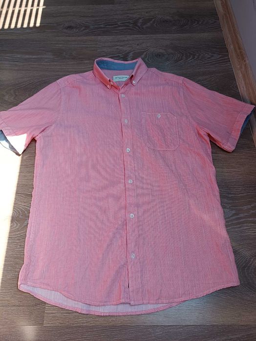 Мъжка риза с къс ръкав