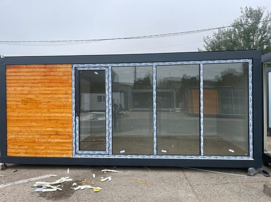 Containere modulare container birou șantier vitrina