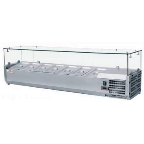 Green Frost VRX1800330-Vitrina rece ingrediente pizza/ 1800x380x435mm