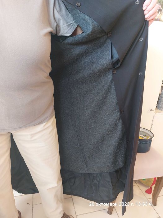 Палто дамско черно