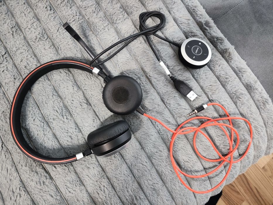 Casti cu microfon  Jabra Evolve DUO hsc017 USB  stereo