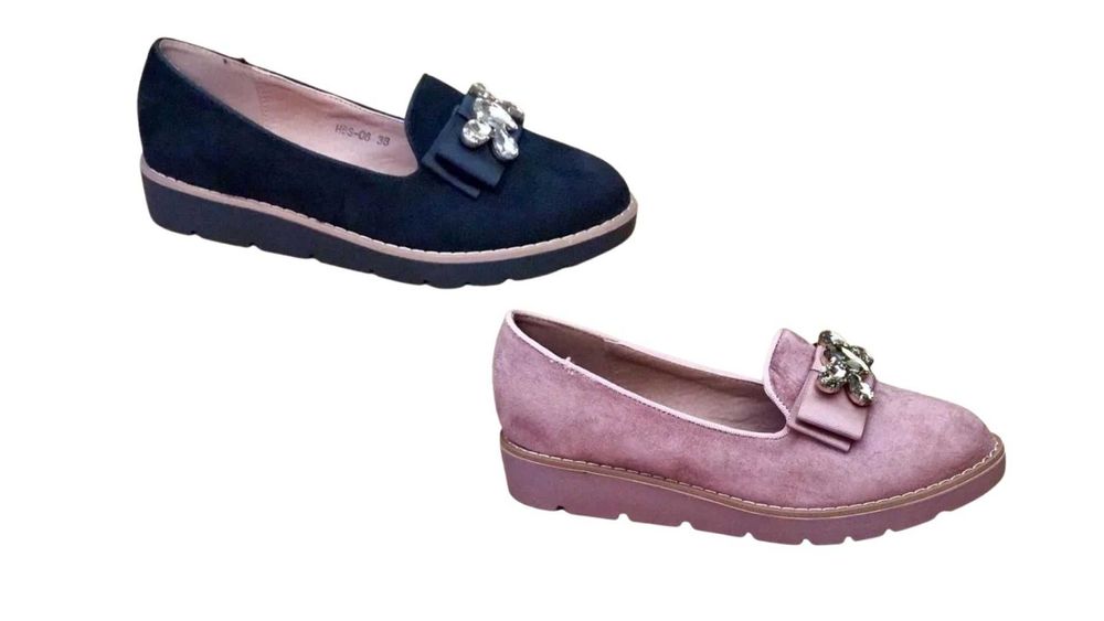 Дамски обувки с камъни -HBS 08