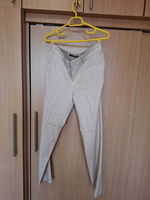 Pantaloni dama din in,  drepti , marimea 36,noi cu etichta LC WAIKIKI